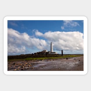 St Mary's Island and Lighthouse Sticker